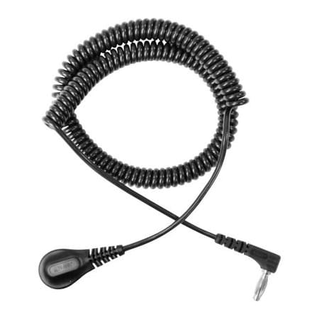 Desco Industries Inc Desco Jewel MagSnap Coil Cord 6 Ft 09206 Thermoplastic Elastomer - Black 9206